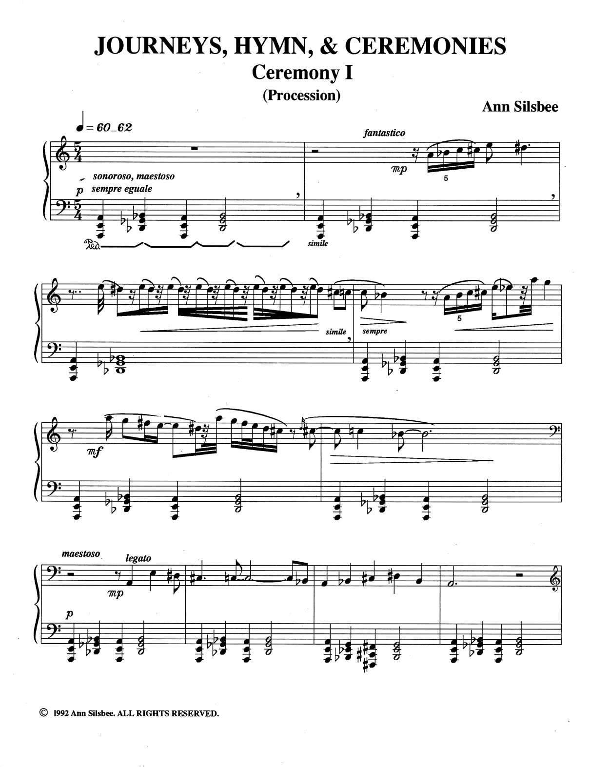 JOURNEYS, HYMN, & CEREMONIES