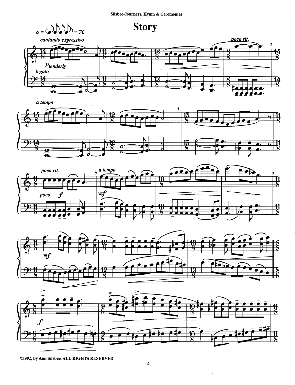 JOURNEYS, HYMN, & CEREMONIES