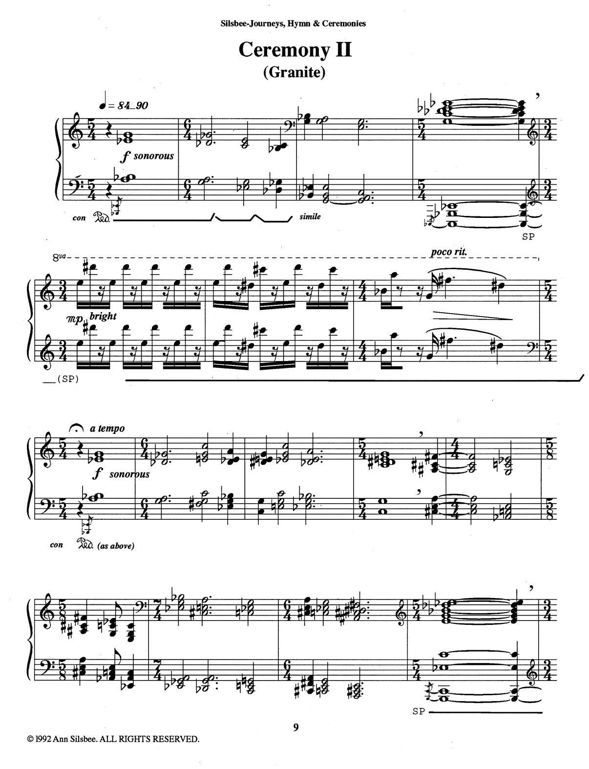 JOURNEYS, HYMN, & CEREMONIES