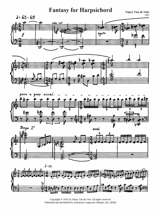 FANTASY FOR HARPSICHORD