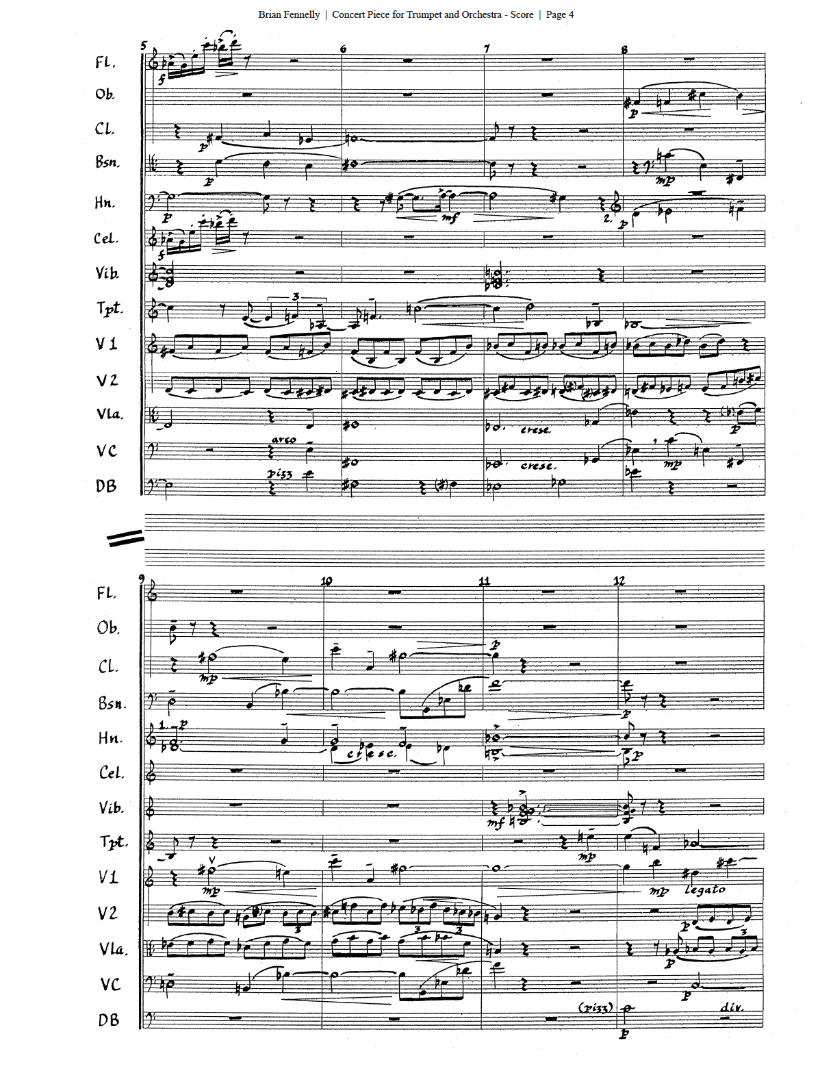 Concert Piece for Trumpet and Orchestra