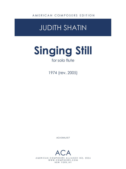 Singing Still