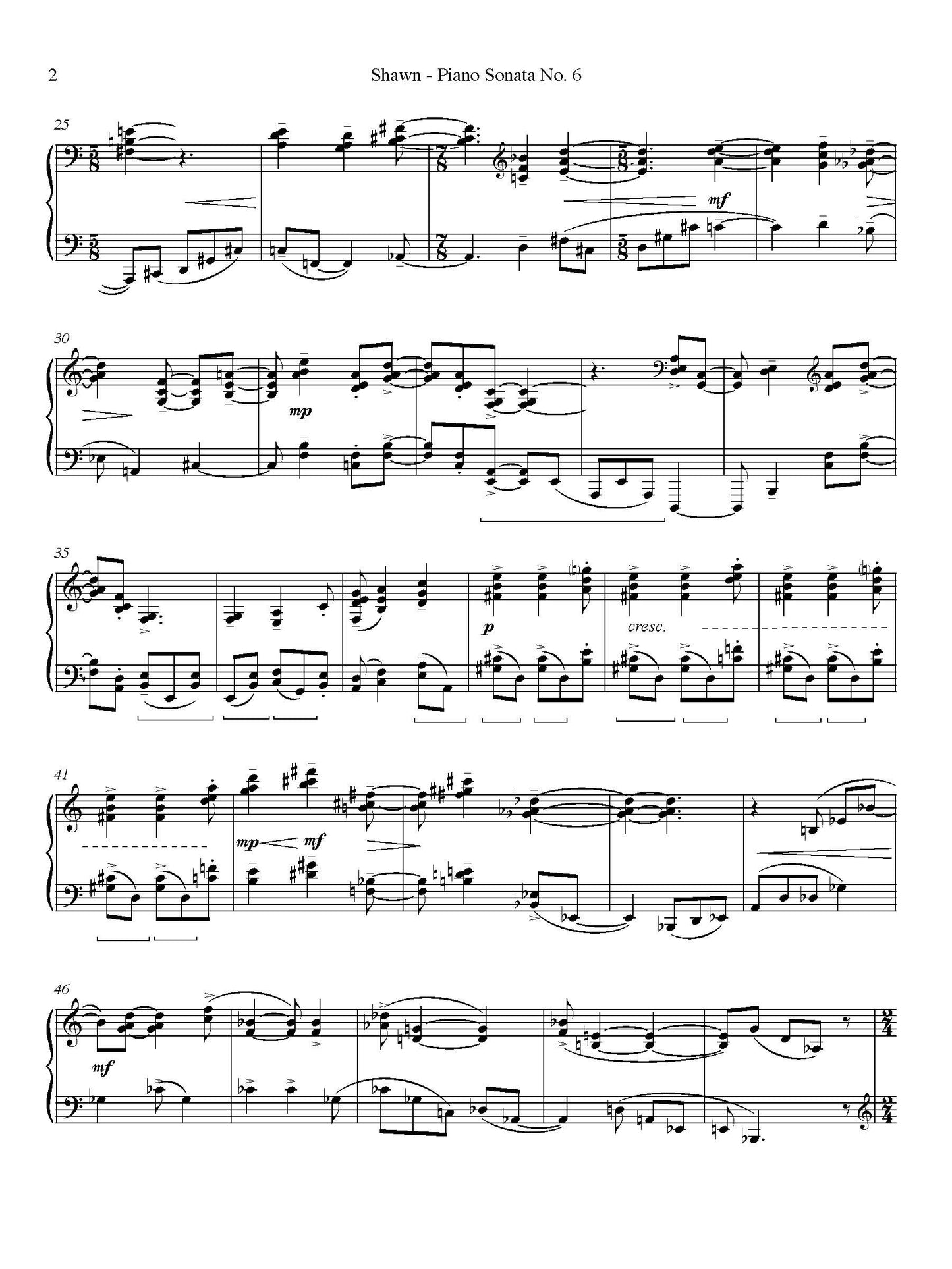 Piano Sonata No. 6