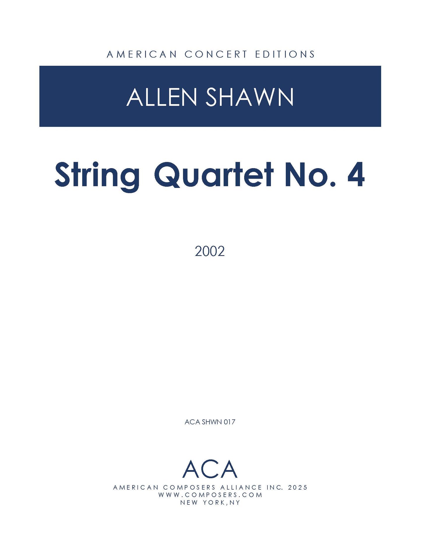 String Quartet No. 4