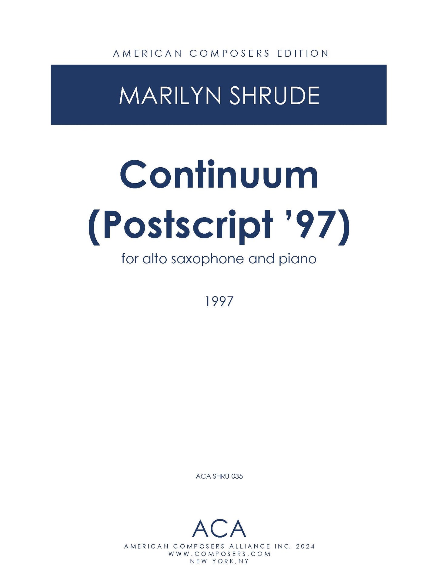 Continuum (Postscript '97)