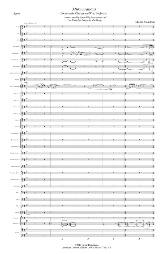 Murmurations: Concerto for Clarinet and Wind Orchestra