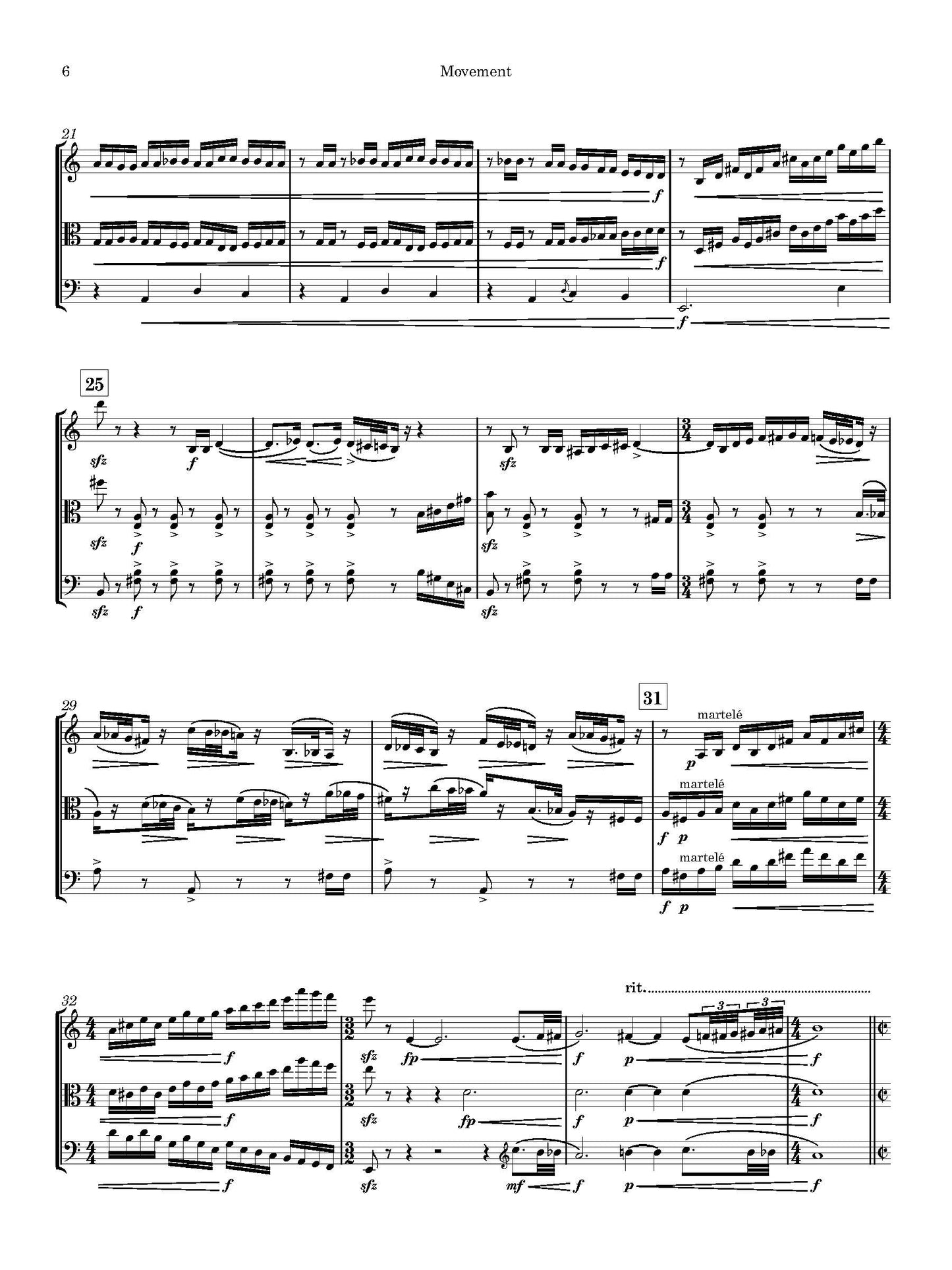 MOVEMENT FOR VIOLIN, VIOLA, & DOUBLE BASS