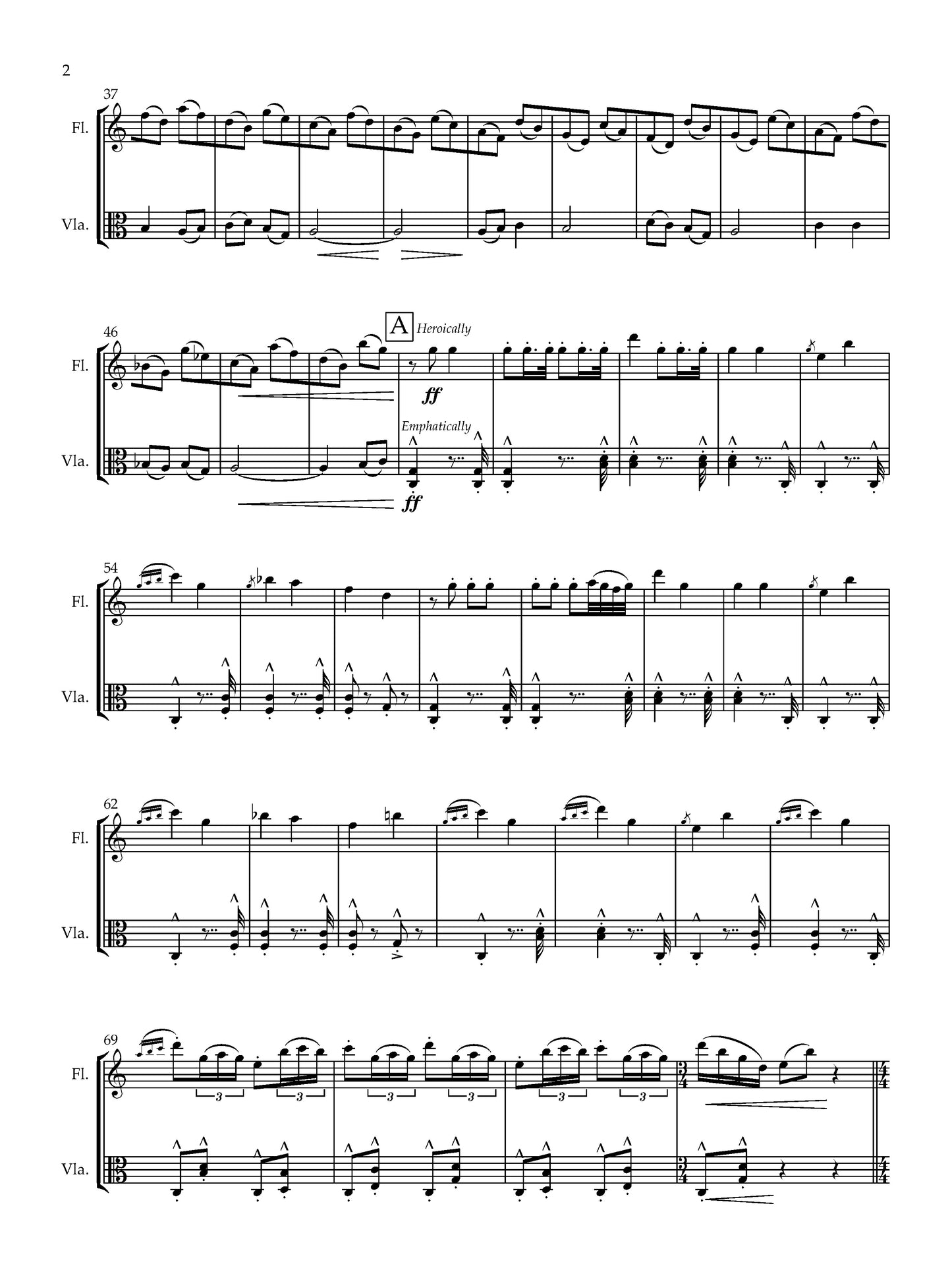 Music for Flute and Viola, Op. 27