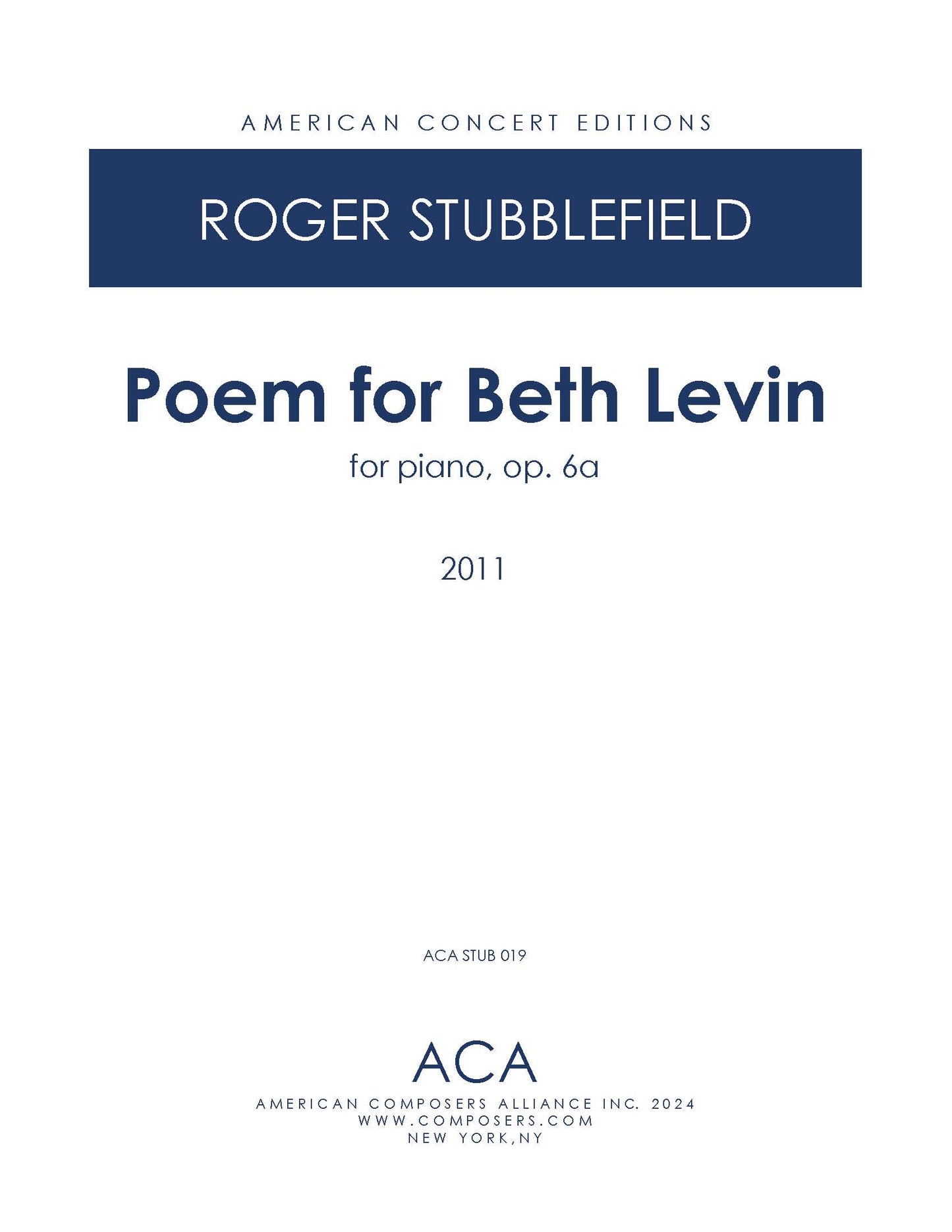 Poem for Beth Levin