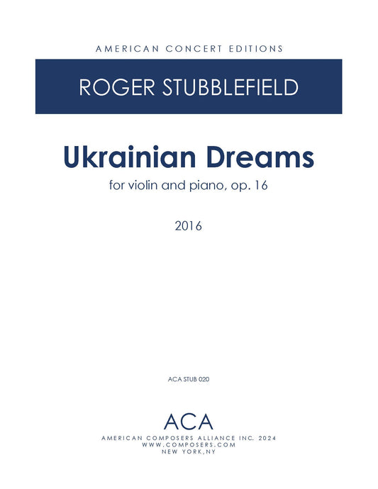 Ukrainian Dreams, Op. 16