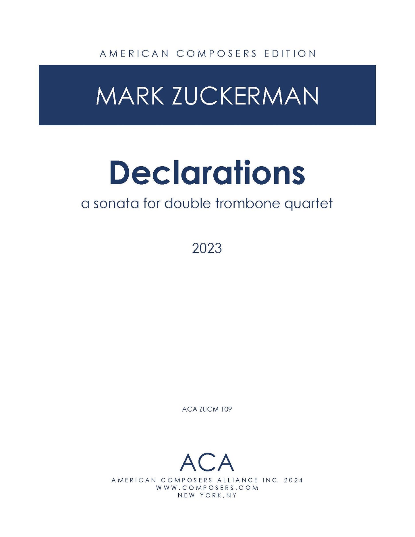 Declarations